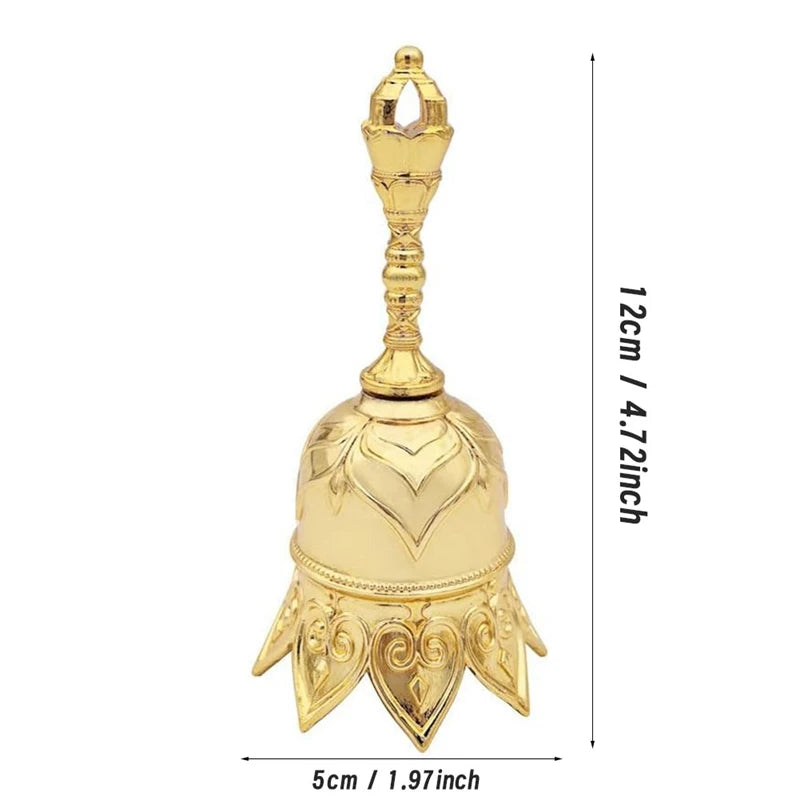 Cloche Tibétaine Dorée