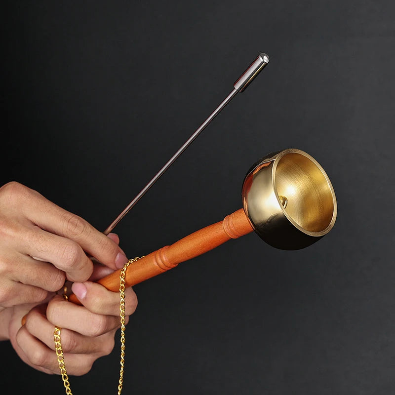 Rin Bell Suspendue avec Maillet en Bois