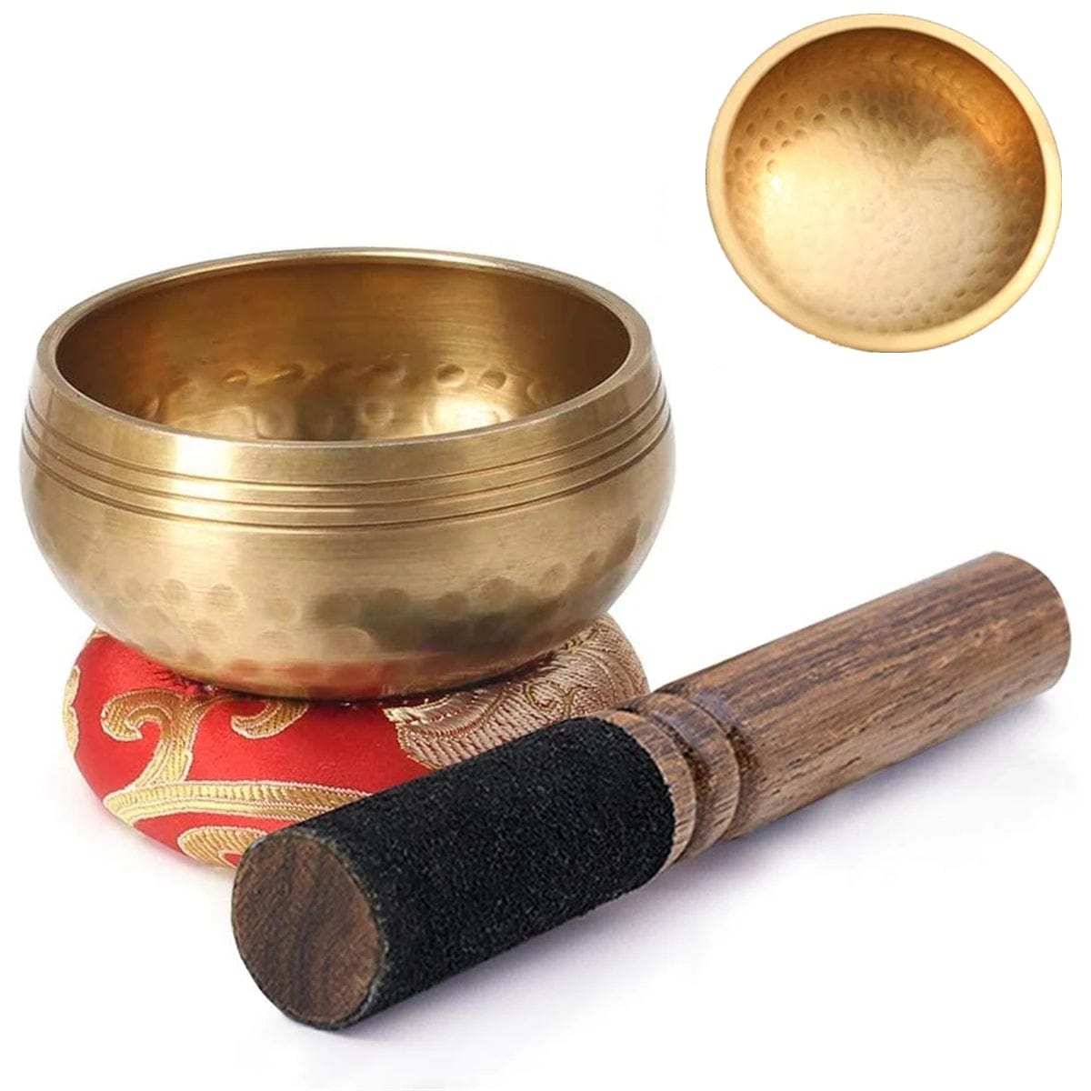 Rouge Bol tibétain méditation